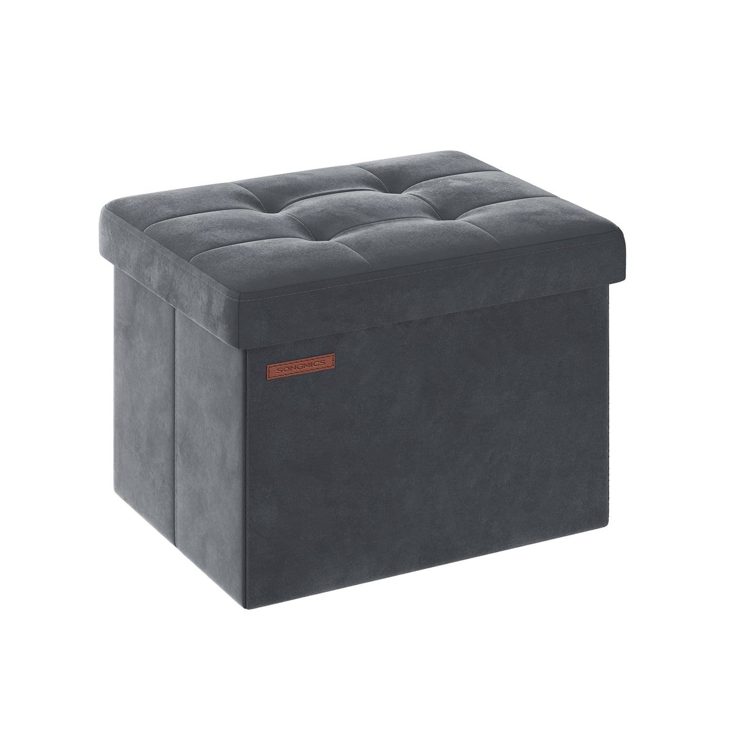 Small Ottoman Foot Rest with Storage, Load up to 286 lb - HWLEXTRA 