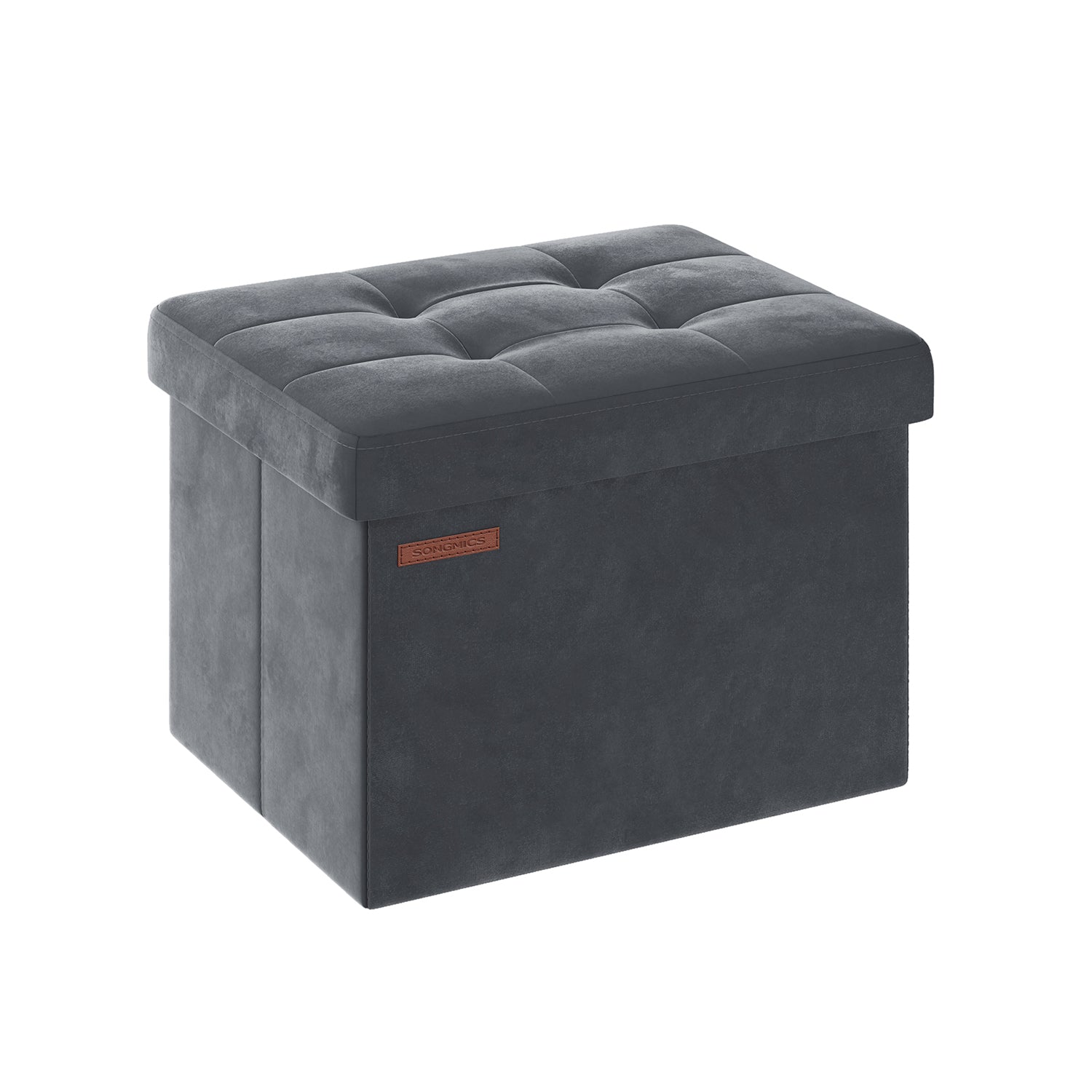 Small Ottoman Foot Rest with Storage, Load up to 286 lb - HWLEXTRA 
