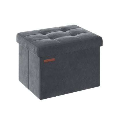 Small Ottoman Foot Rest with Storage, Load up to 286 lb - HWLEXTRA 