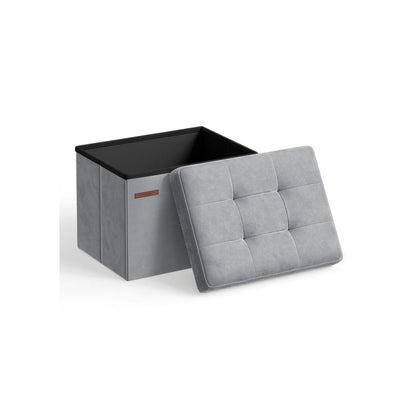 Small Ottoman Foot Rest with Storage, Load up to 286 lb - HWLEXTRA 
