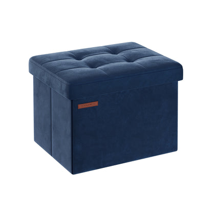 Small Ottoman Foot Rest with Storage, Load up to 286 lb - HWLEXTRA 