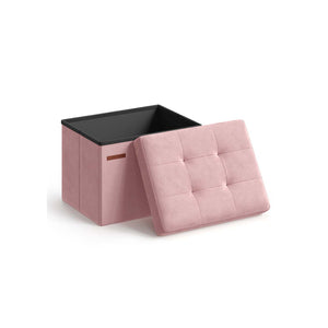 Small Ottoman Foot Rest with Storage, Load up to 286 lb
