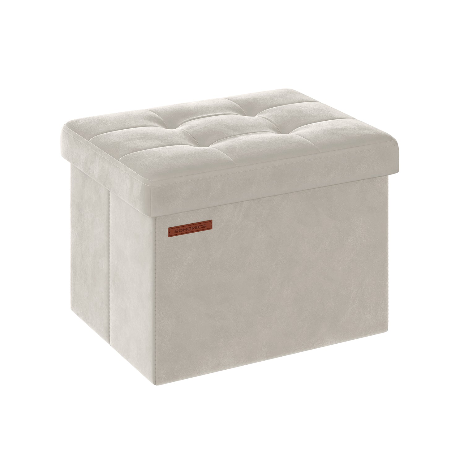 Small Ottoman Foot Rest with Storage, Load up to 286 lb - HWLEXTRA 