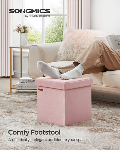 Small Ottoman Foot Rest with Storage, Load up to 660 lb