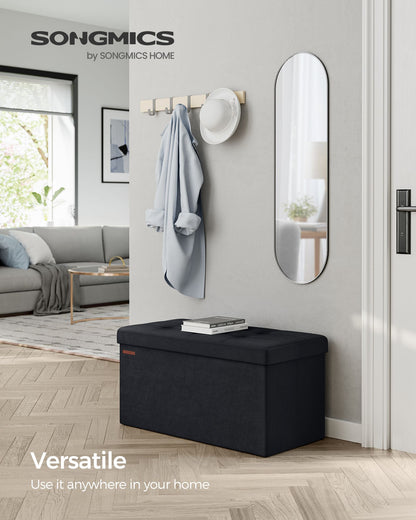 Storage Ottoman Bench with Storage Chest, Load up to 660 lb