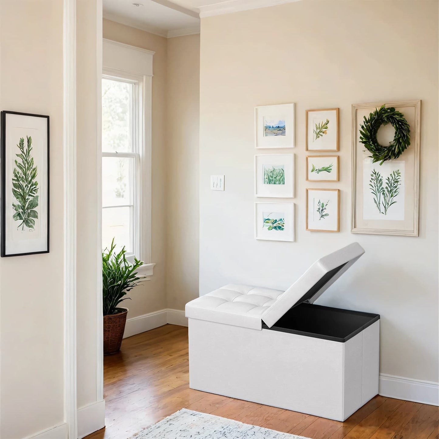 Flipping Lid Ottoman Bench - image 2