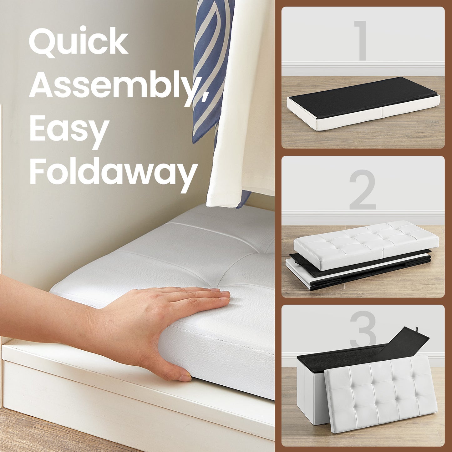 Flipping Lid Ottoman Bench - image 6