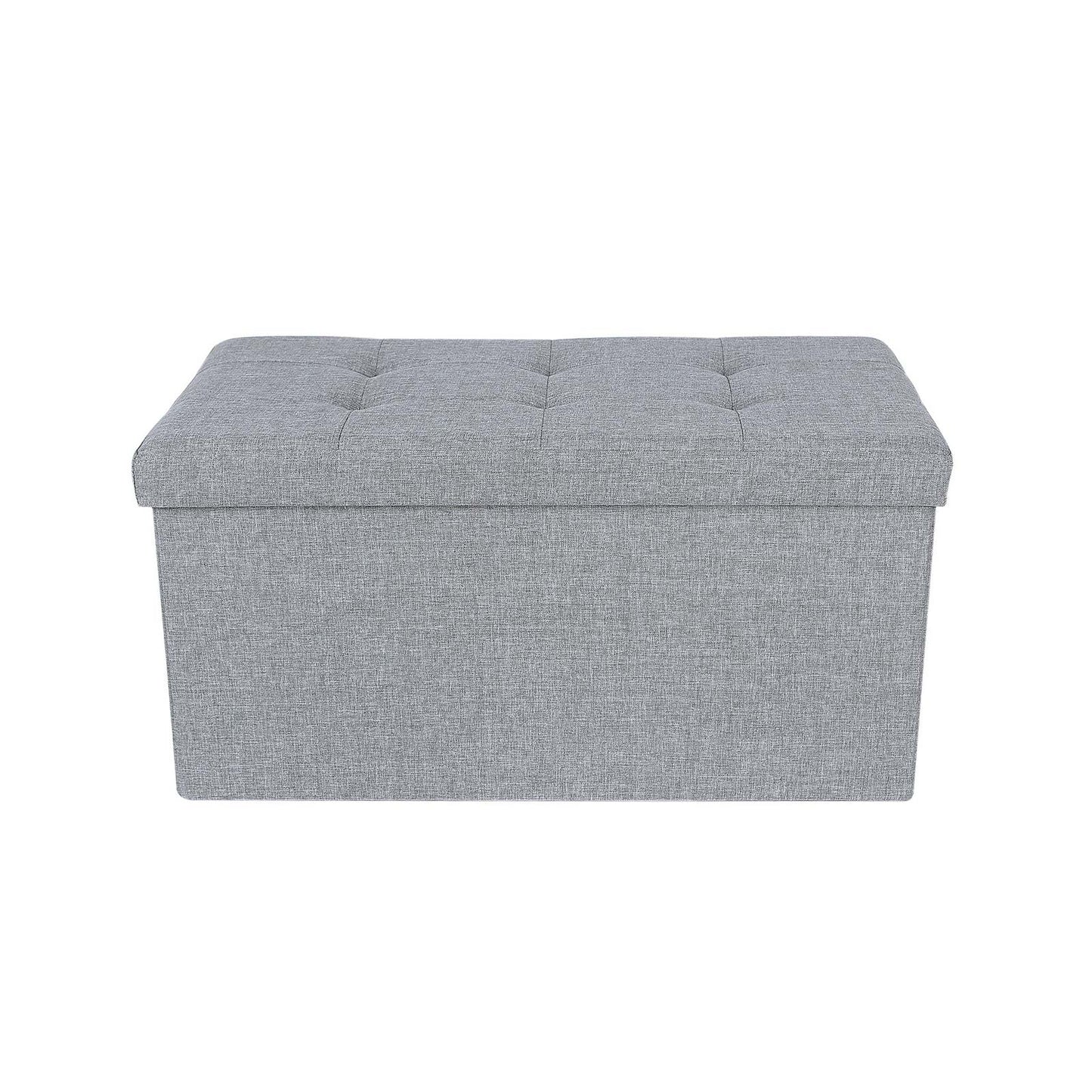 Fabric Storage Ottoman - image 2