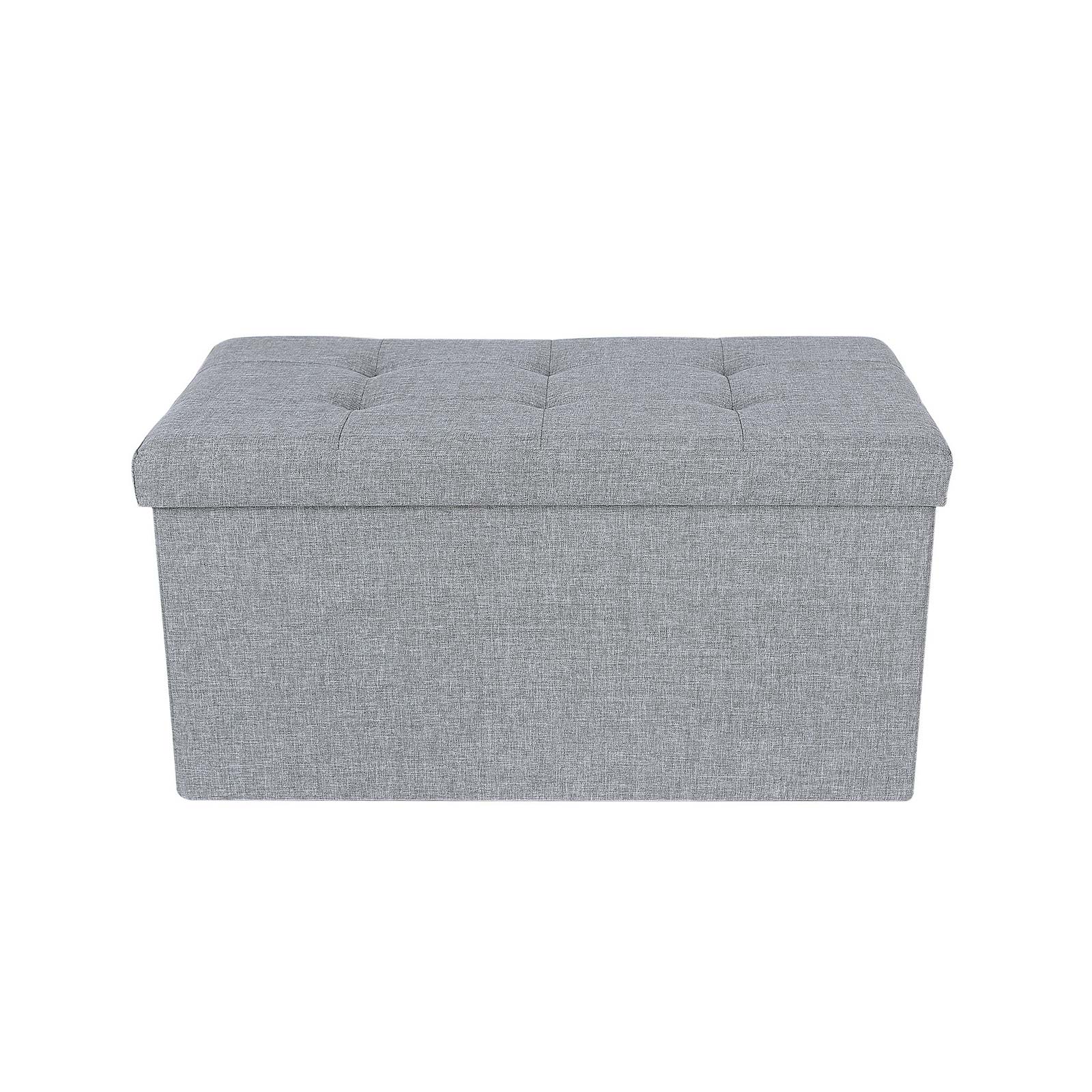 Fabric Storage Ottoman - image 2