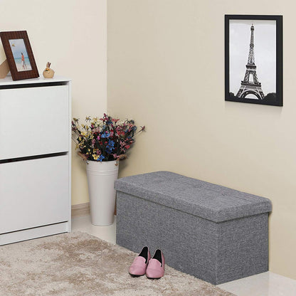 Fabric Storage Ottoman - image 3