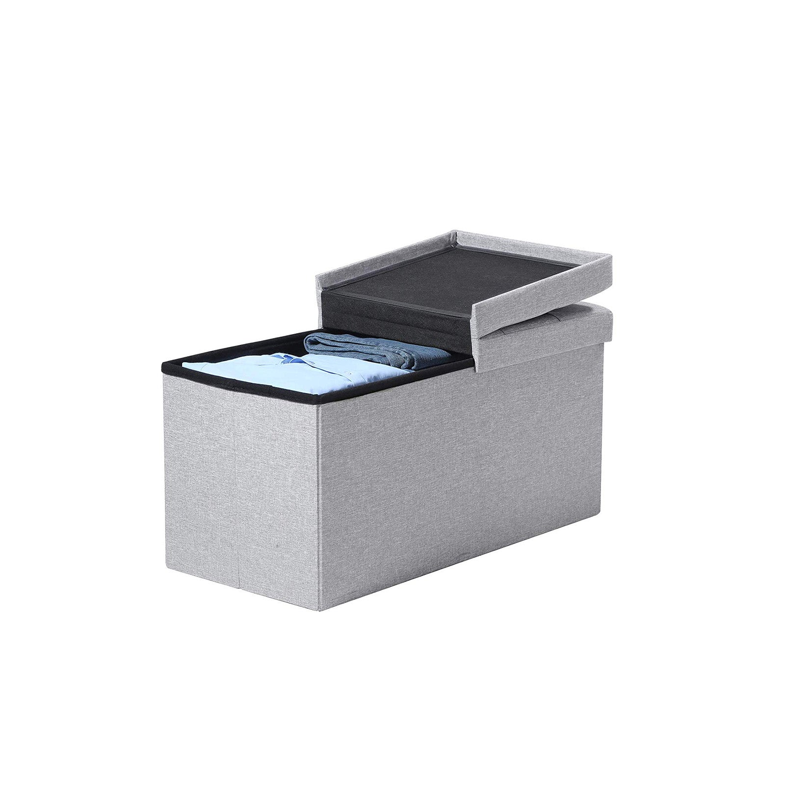 Storage Ottoman with Flipping Lid - image 3