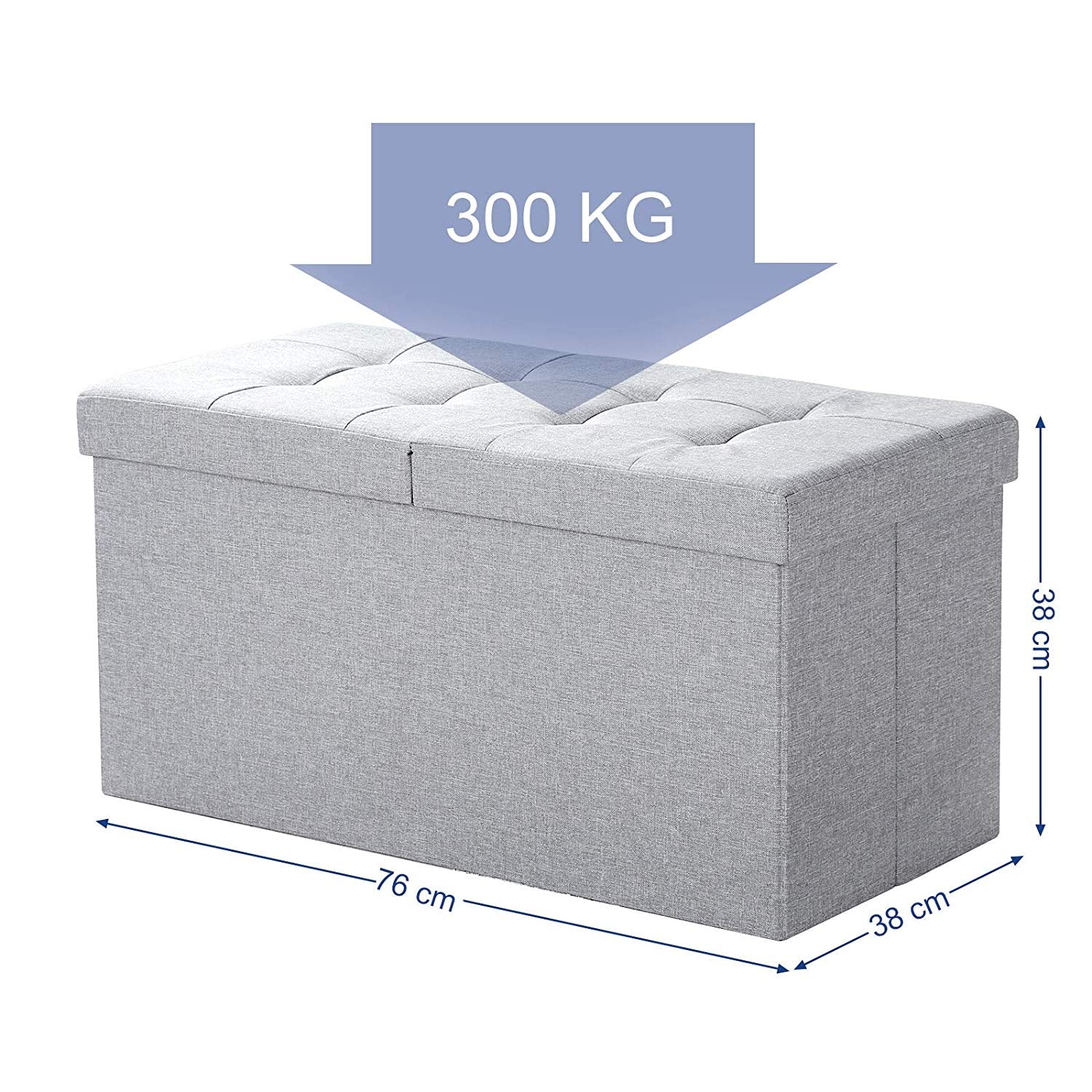 Storage Ottoman with Flipping Lid - image 8
