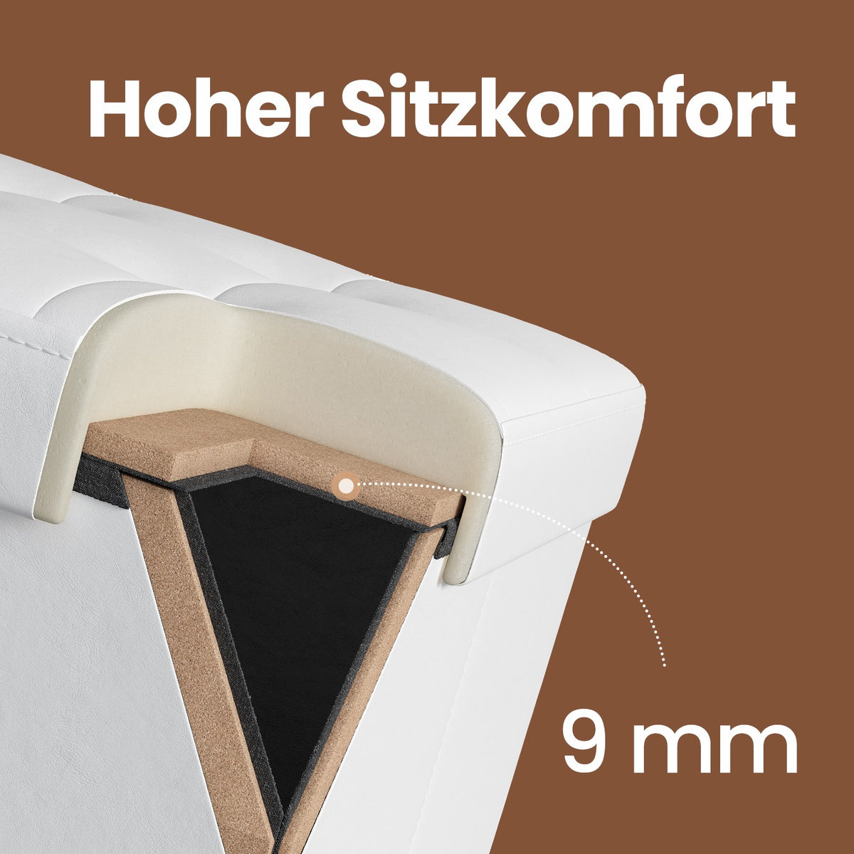 Flipping Lid Ottoman Bench