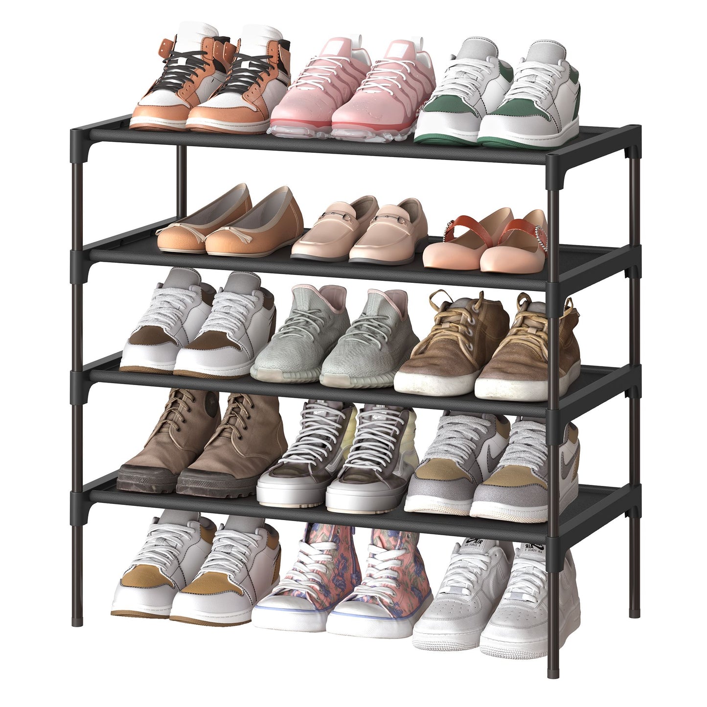 hoe Rack, Shoe Storage Organizer, Space-Saving - HWLEXTRA 
