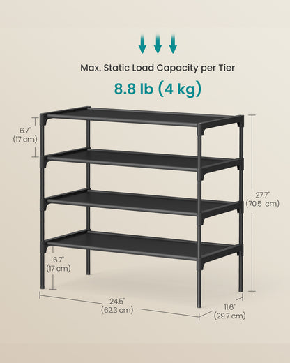 hoe Rack, Shoe Storage Organizer, Space-Saving - HWLEXTRA 