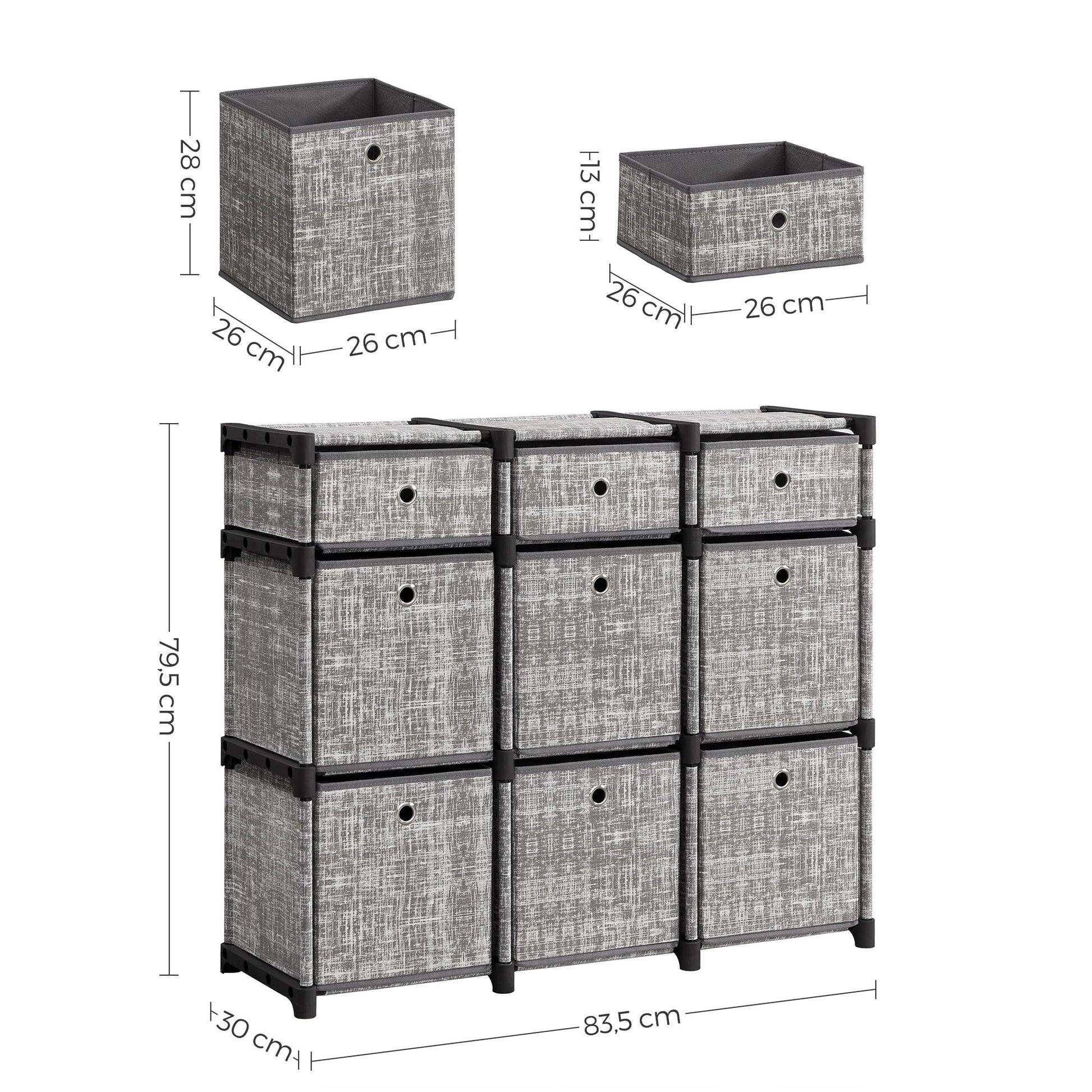 9-Cube Drawer Organiser - image 7