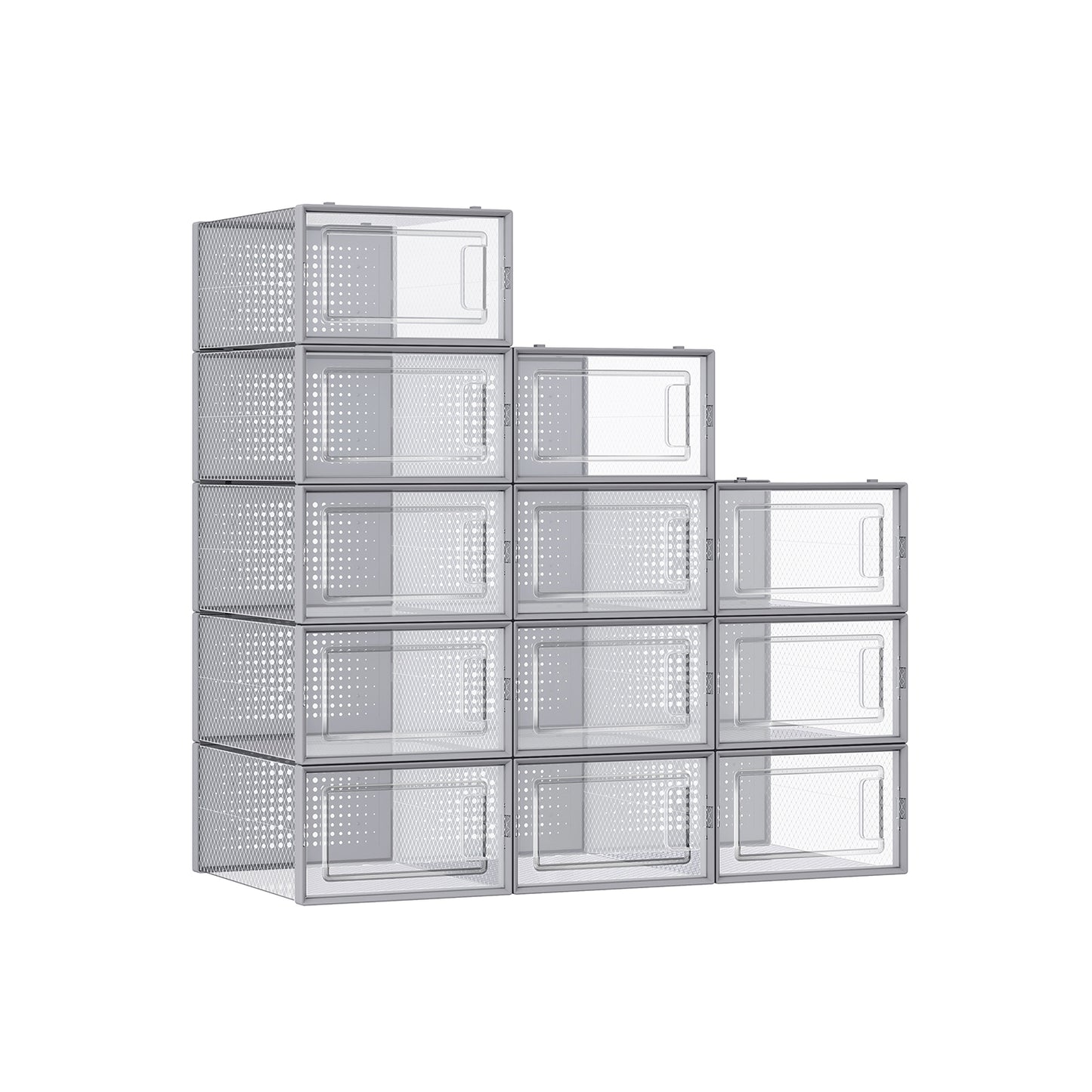 Pack of 12 Shoe Boxes, Fit up to US Size 11 - HWLEXTRA 