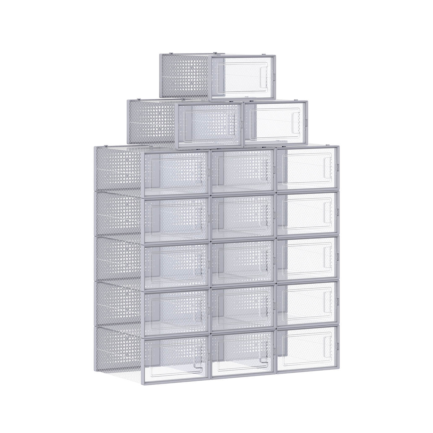 8 Stackable Shoe Boxes - image 39