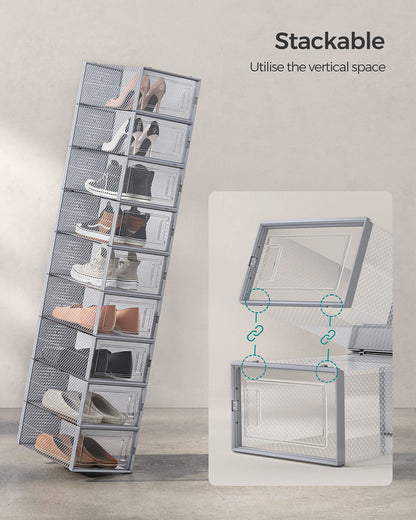 8 Stackable Shoe Boxes - image 42