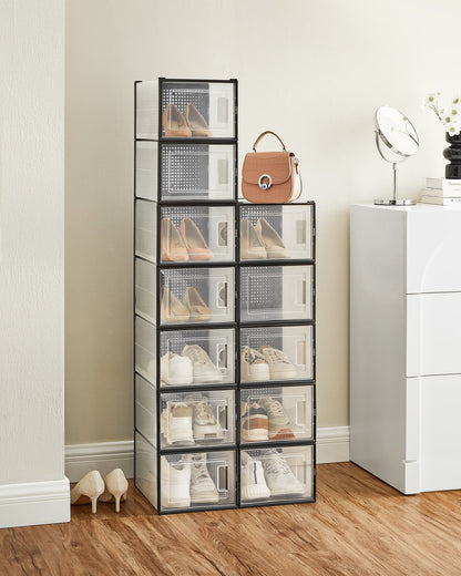 8 Stackable Shoe Boxes - image 49