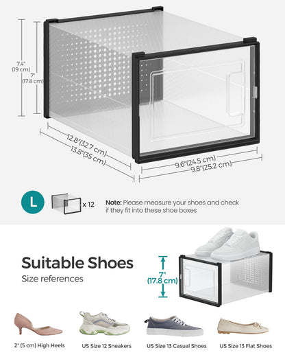 8 Stackable Shoe Boxes - image 52