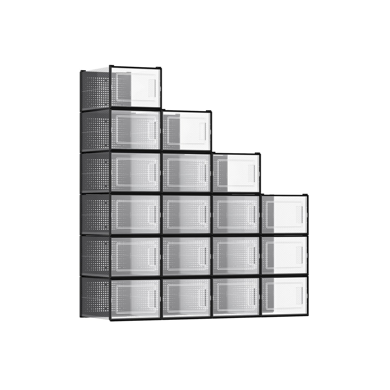 8 Stackable Shoe Boxes - image 32