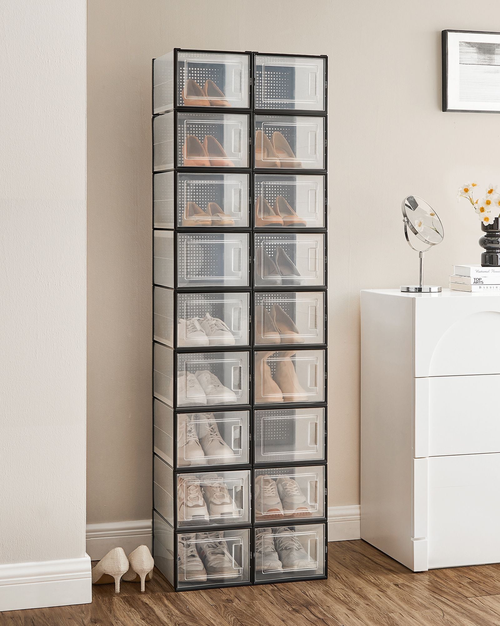 8 Stackable Shoe Boxes - image 34