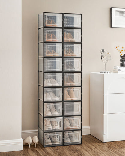 8 Stackable Shoe Boxes - image 34