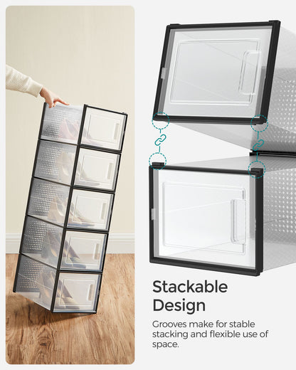 8 Stackable Shoe Boxes - image 35