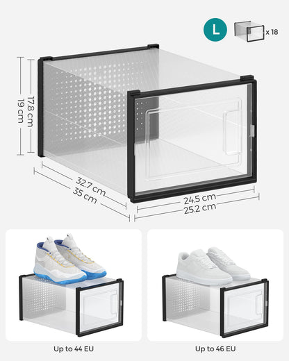 8 Stackable Shoe Boxes - image 37