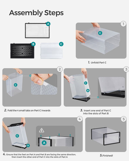 8 Stackable Shoe Boxes - image 38