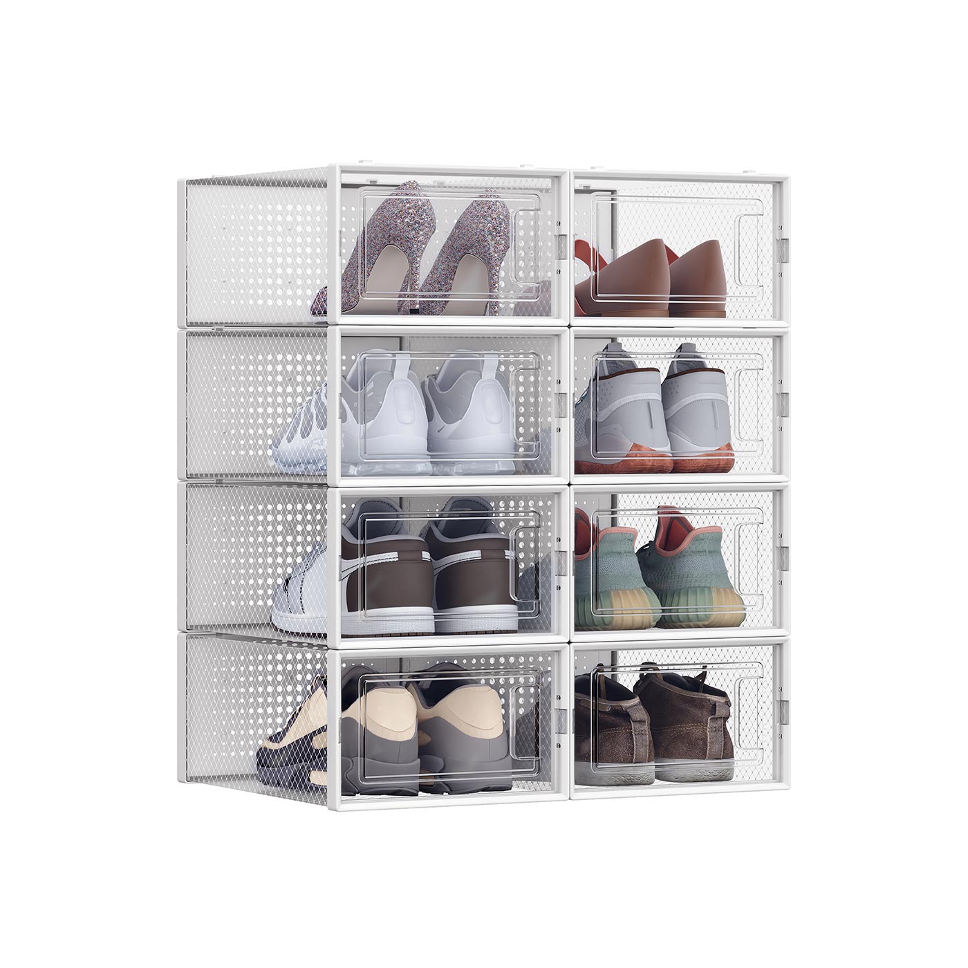 8 Stackable Shoe Boxes - image 10