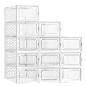 Stackable foldable shoe storage boxes for sneakers - image 15