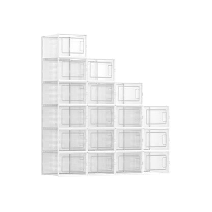 8 Stackable Shoe Boxes - image 1