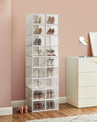 8 Stackable Shoe Boxes - image 4