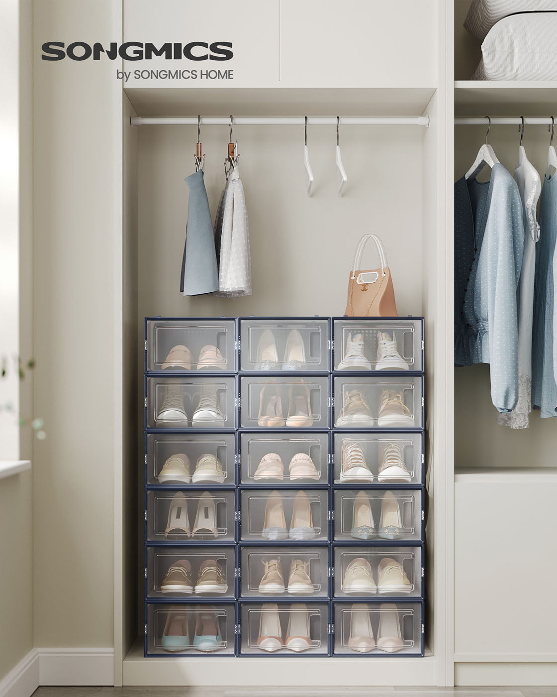 8 Stackable Shoe Boxes - image 26