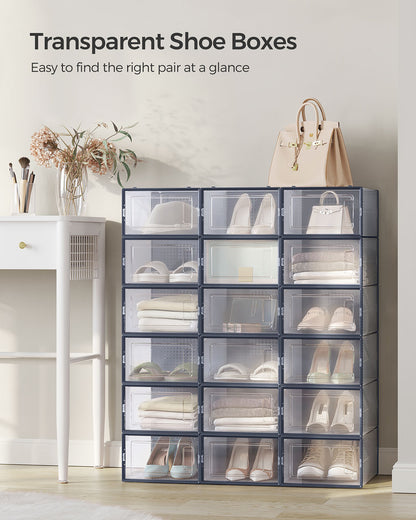 8 Stackable Shoe Boxes - image 27