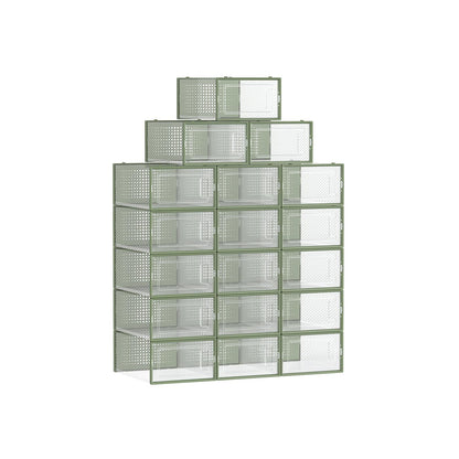 8 Stackable Shoe Boxes - image 17