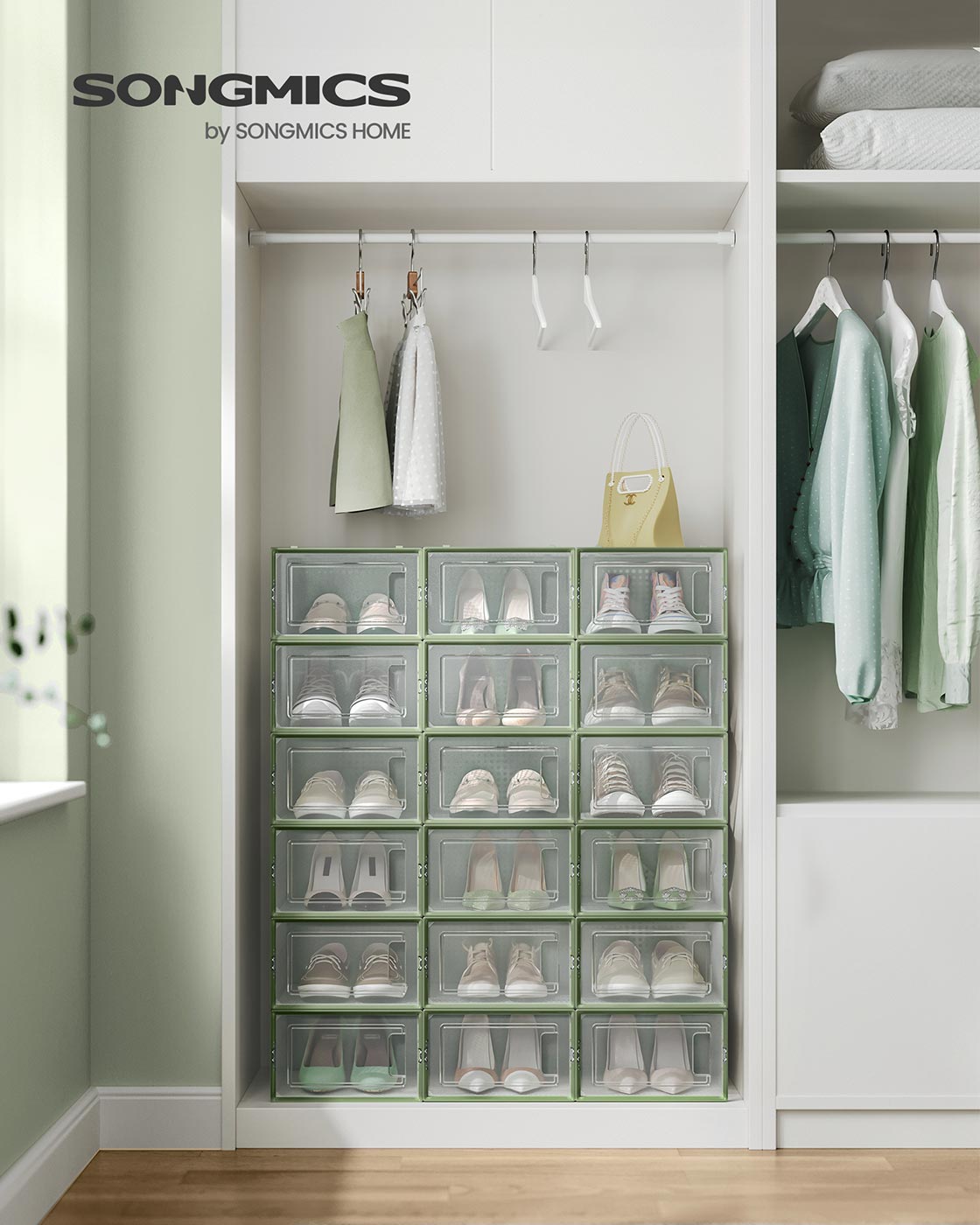 8 Stackable Shoe Boxes - image 18