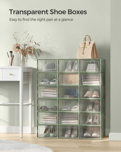 8 Stackable Shoe Boxes - image 19