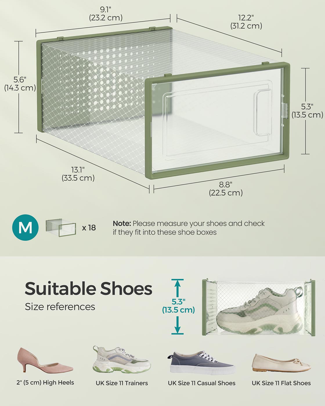 8 Stackable Shoe Boxes - image 23