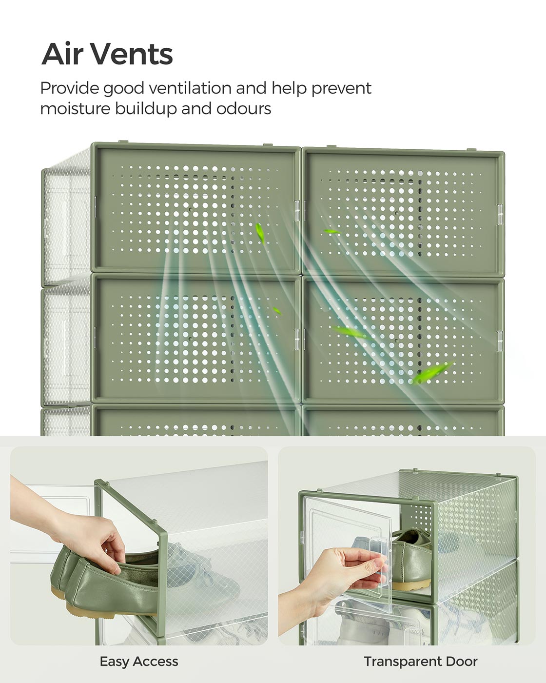 8 Stackable Shoe Boxes - image 22