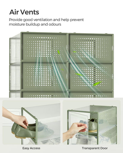 8 Stackable Shoe Boxes - image 22