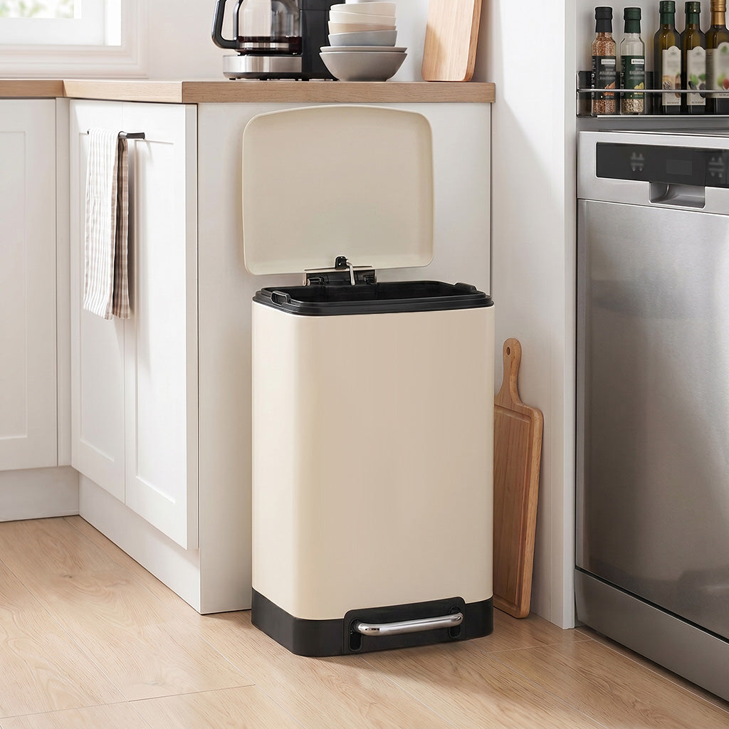 Rubbish Bin, Kitchen Bin, Steel Pedal,30L - image 4