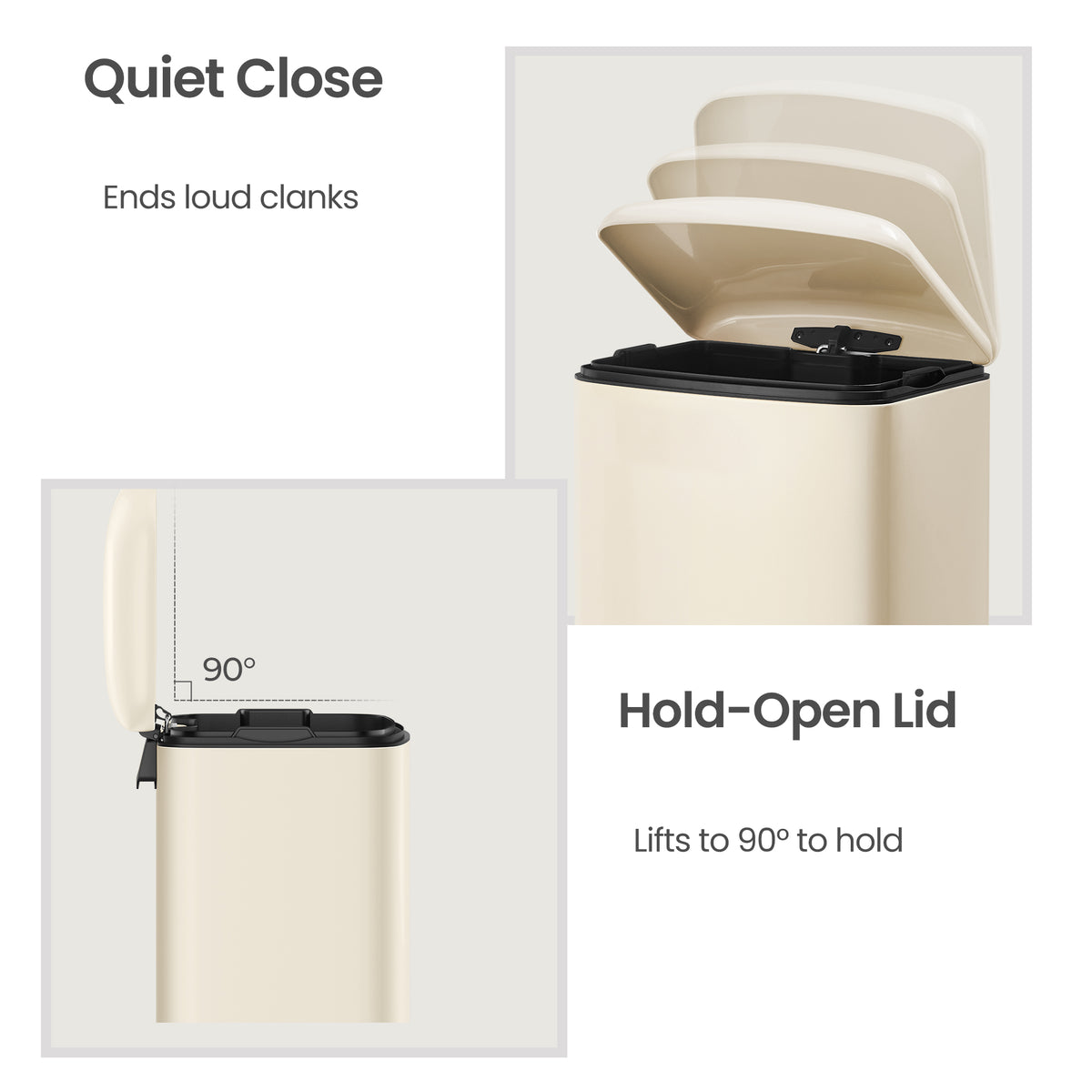 Rubbish Bin, Kitchen Bin, Steel Pedal,30L - image 6