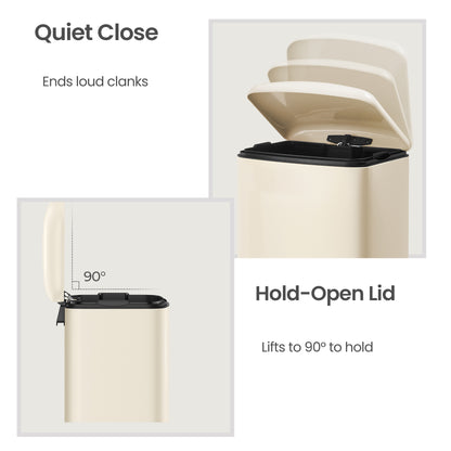 Rubbish Bin, Kitchen Bin, Steel Pedal,30L - image 6