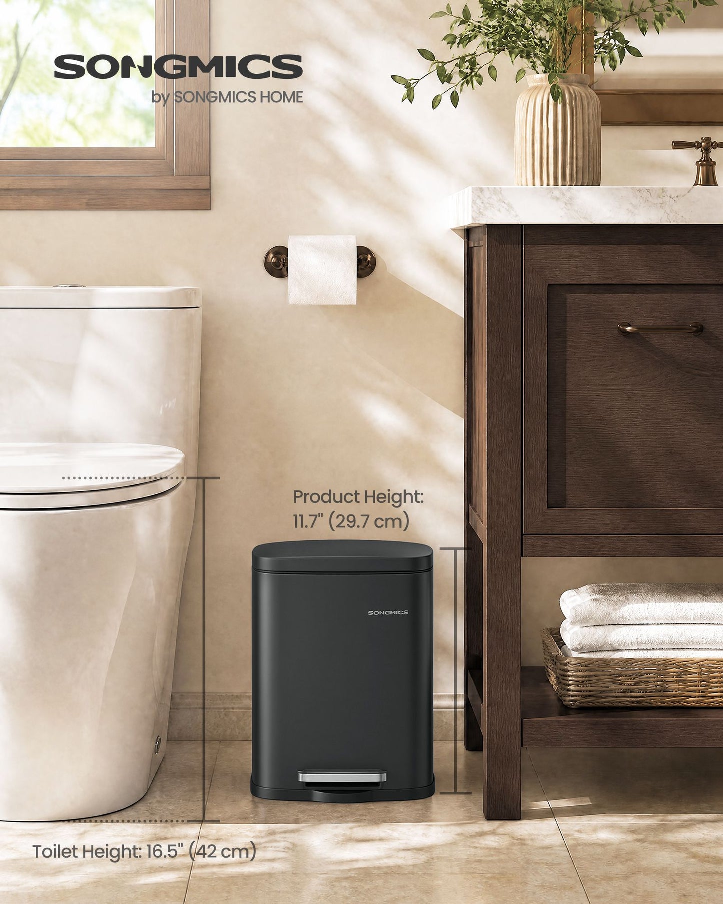 Small Bathroom Trash Can - image 6