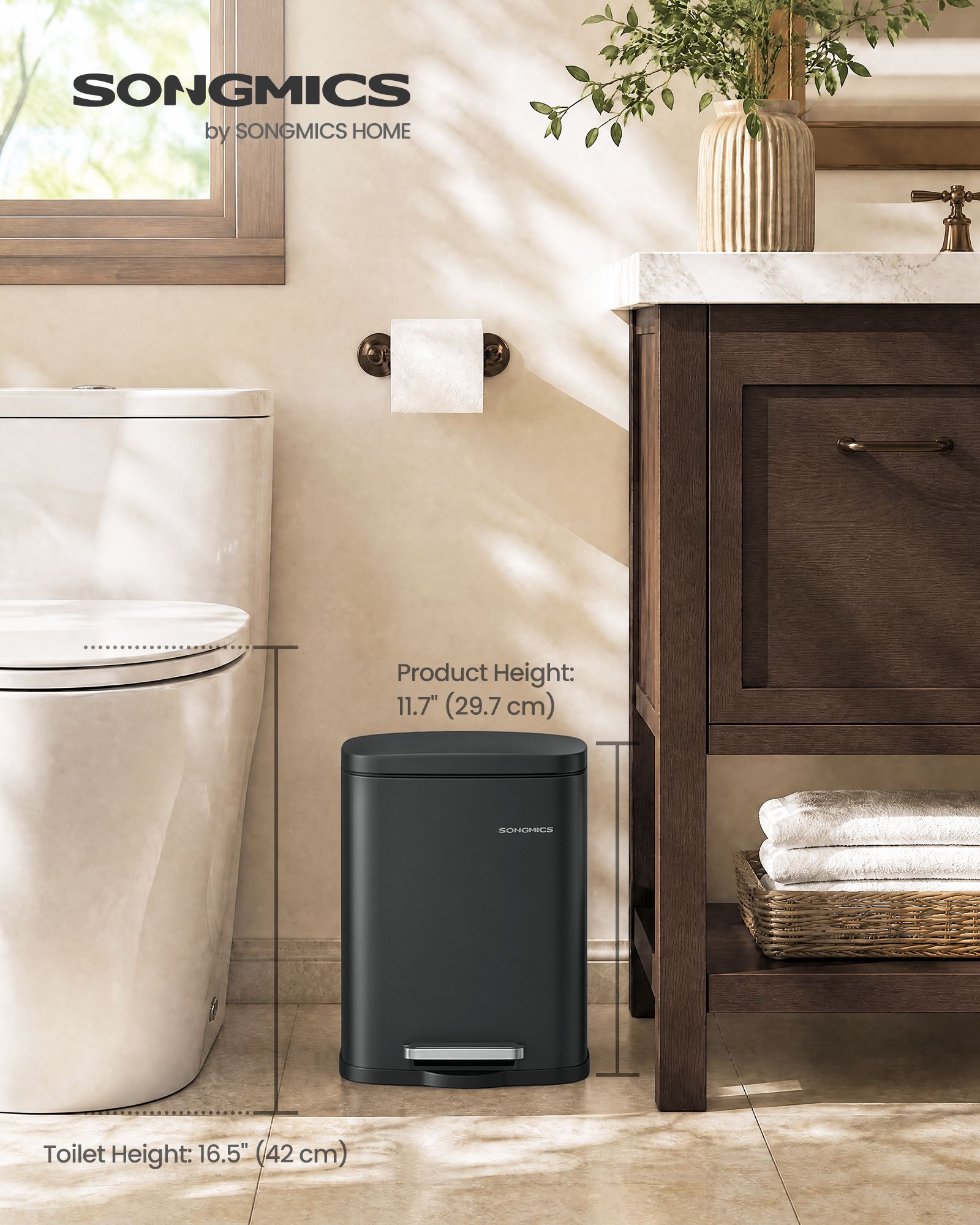 Small Bathroom Trash Can - image 6