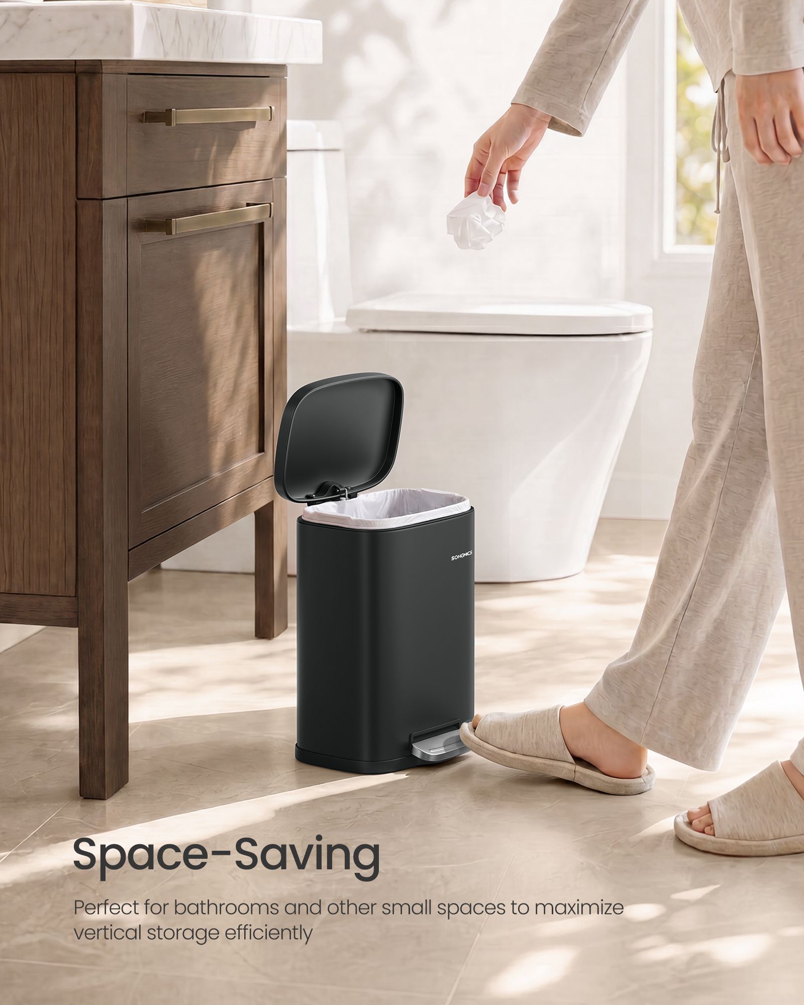 Small Bathroom Trash Can - image 7