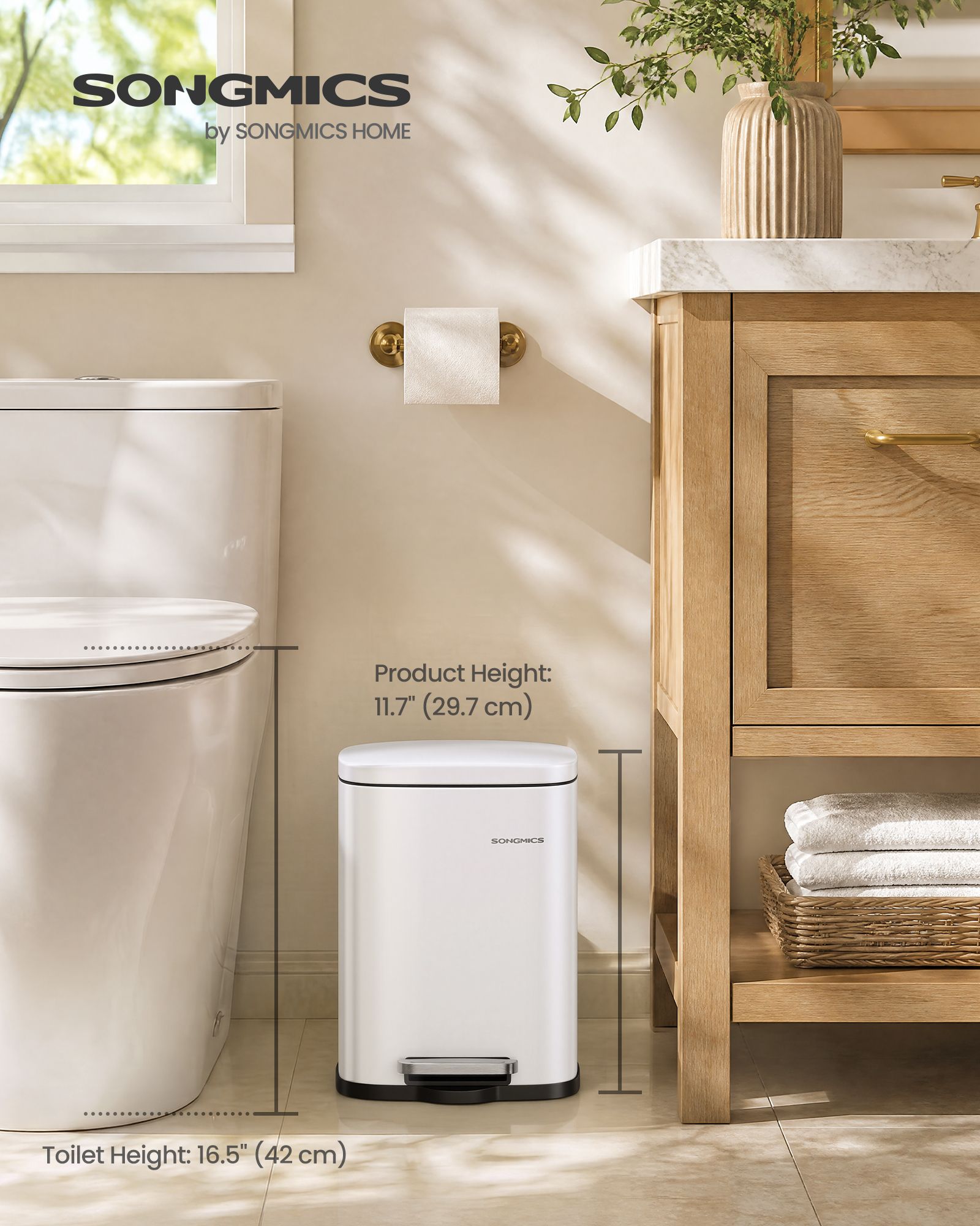 Small Bathroom Trash Can - image 10